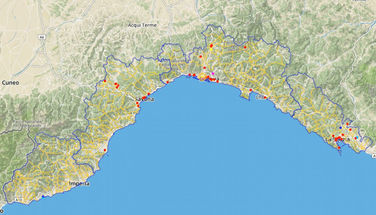 Qualità dell'aria - geoportal Regione Liguria